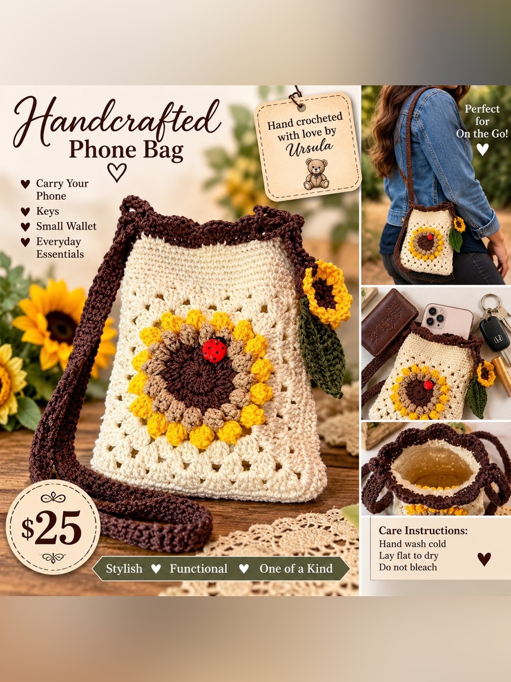 Crochet Phone Bag